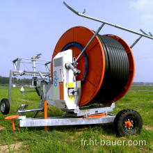Irrigation de rouleaux de tuyau mobile